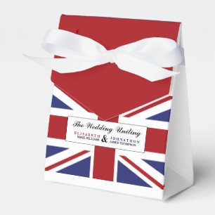 Union Jack Flag British Wedding Geschenkschachtel