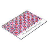 UNION JACK Flag Custom Patriotic Notizblock (Linke Seite)