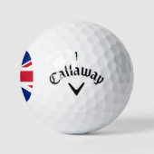 Union Jack Flag cwb gbcnt Golfball (Logo)