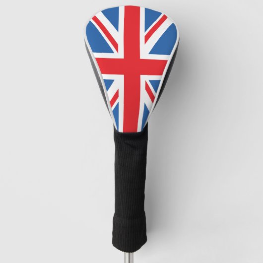 Union Jack/Flag Design Golf Headcover (Vorderseite)