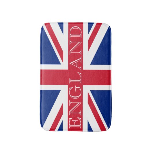 Union Jack Flag England bmcc Badematte (Vorderseite Vertikal)