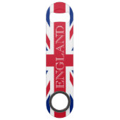 Union Jack Flag England Boccia Speed Flaschenöffner (Vorderseite)