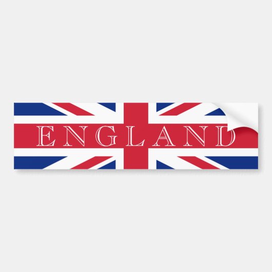 Union Jack Flag England bscnt Autoaufkleber (Vorne)