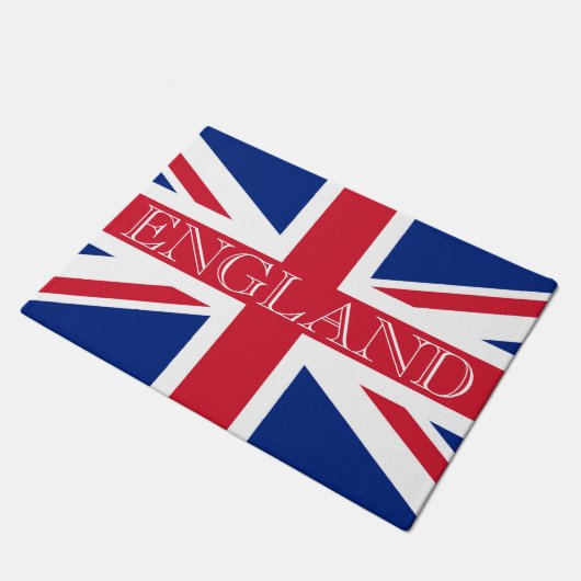 Union Jack Flag England Doormat Fußmatte (Schrägansicht)