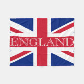 Union Jack Flag England Fbcc Fleecedecke (Vorderseite (Horizontal))