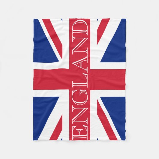 Union Jack Flag England Fbcc Fleecedecke (Vorderseite)