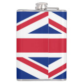 Union Jack Flag England Fleck Flachmann (Rückseite)