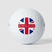 Union Jack Flag England gbcc arc Golfball (Vorderseite)