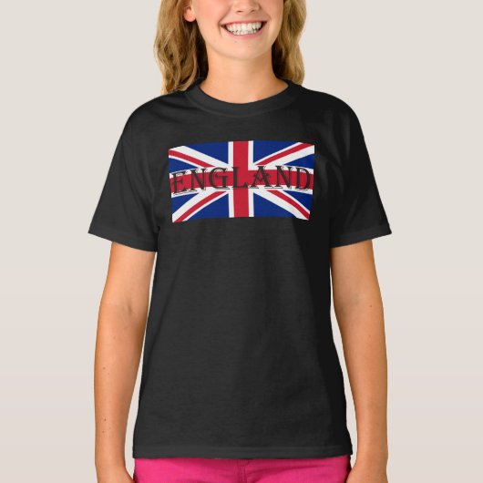 Union Jack Flag England Gccnt T-Shirt (Vorderseite)