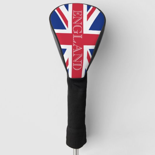 Union Jack Flag England Golf Headcover (Vorderseite)