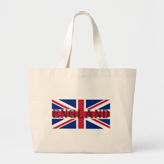 Union Jack Flag England jtcn Jumbo Stoffbeutel (Vorne)
