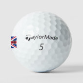 Union Jack Flag England tmtp5 gbcnt Golfball (Logo)