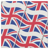 Union Jack Flag Fabric Stoff (Nahaufnahme)