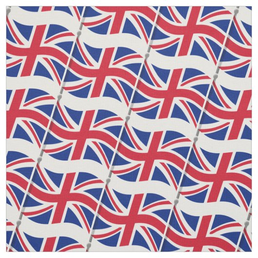 Union Jack Flag Fabric Stoff (Muster)