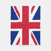 Union Jack Flag Flag Fleecedecke (Vorderseite)