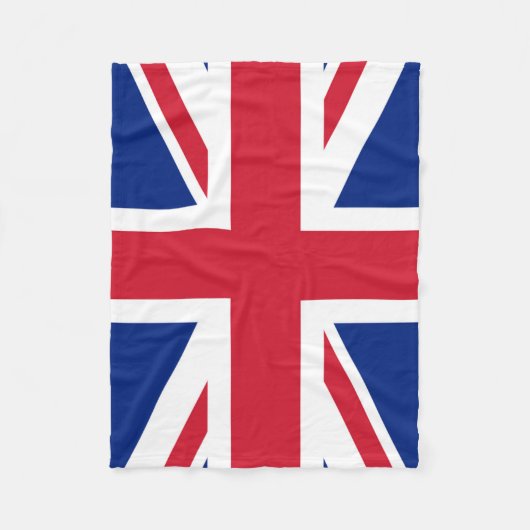 Union Jack Flag Flag Fleecedecke (Vorderseite)