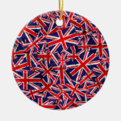 Union Jack Flag | Flagge des Vereinigten Königreic Keramik Ornament (Vorne)