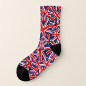 Union Jack Flag | Flagge des Vereinigten Königreic Socken (Links - Außen)
