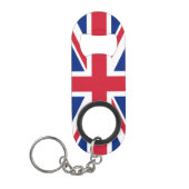 Union Jack Flag Flasche Öffnung arc2 Mini Flaschenöffner (Vorderseite)