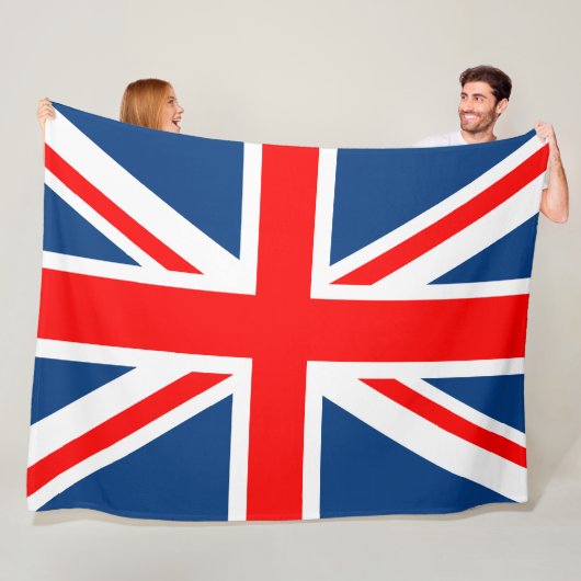 Union Jack Flag Fleecedecke (Beispiel)