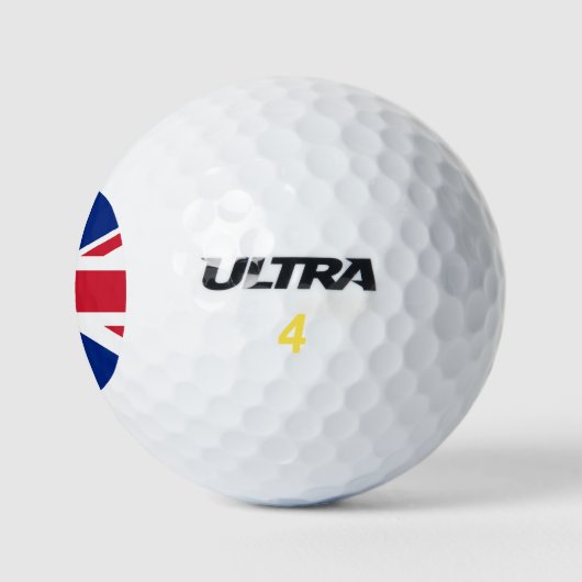 Union Jack Flag gbcc arc2 Golfball (Logo)