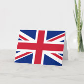 Union Jack Flag gccnt Karte (Vorderseite)