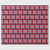Union Jack Flag Geschenkpapier (Flach)
