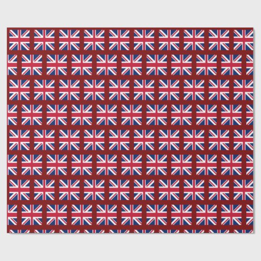 Union Jack Flag Geschenkpapier (Flach)