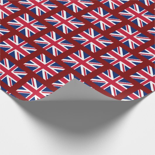 Union Jack Flag Geschenkpapier (Ecke)