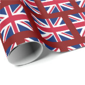 Union Jack Flag Geschenkpapier (Rolleneckpunkt)