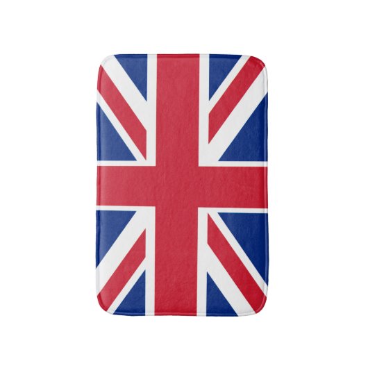 Union Jack Flag Großbritannien Badematte (Vorderseite Vertikal)