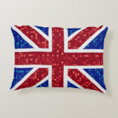 Union Jack Flag Großbritannien Dekokissen (Rückseite)