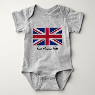 Union Jack Flag Großbritannien Säugling Kleinkind Baby Strampler