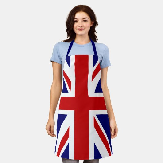 Union Jack Flag Großbritannien Schürze (Getragen)