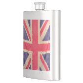 UNION JACK FLAG grunge Flachmann (Links)
