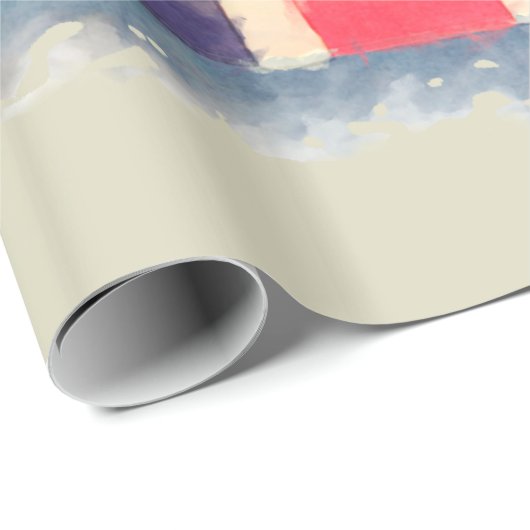 UNION JACK FLAG grunge Geschenkpapier (Rolleneckpunkt)