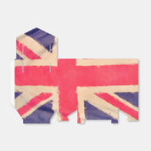 UNION JACK FLAG grunge Geschenkschachtel (Ungefaltet)