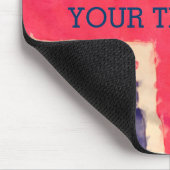 UNION JACK FLAG grunge + Ihr Text Mousepad (Ecke)