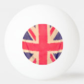 UNION JACK FLAG grunge Tischtennisball (Vorderseite)