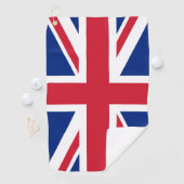 Union Jack Flag gtt Golfhandtuch (Insitu)