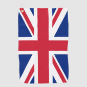 Union Jack Flag gtt Golfhandtuch (Vorderseite)