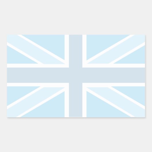 Union Jack Flag in Blue Stickers (Vorderseite)