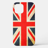 Union Jack Flag in Grunge Case-Mate iPhone Case (Rückseite)
