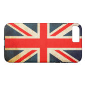 Union Jack Flag in Grunge Case-Mate iPhone Hülle (Rückseite (Horizontal))
