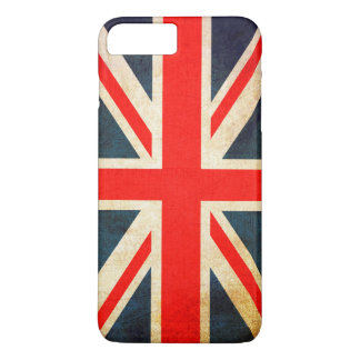 Union Jack Flag in Grunge iPhone 8 Plus/7 Plus Hülle