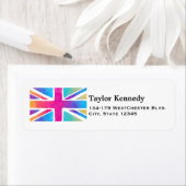 Union Jack Flag in hellen Wasserfarben (Insitu)