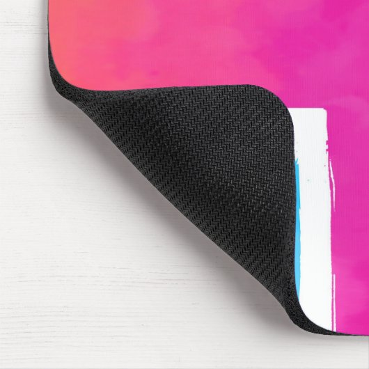 Union Jack Flag in hellen Wasserfarben Mousepad (Ecke)