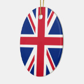 Union Jack Flag Keramik Ornament (Links)