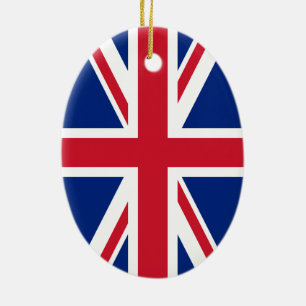 Union Jack Flag Keramik Ornament