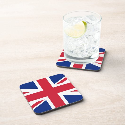 Union Jack Flag Küste Getränkeuntersetzer (Rechte Seite)